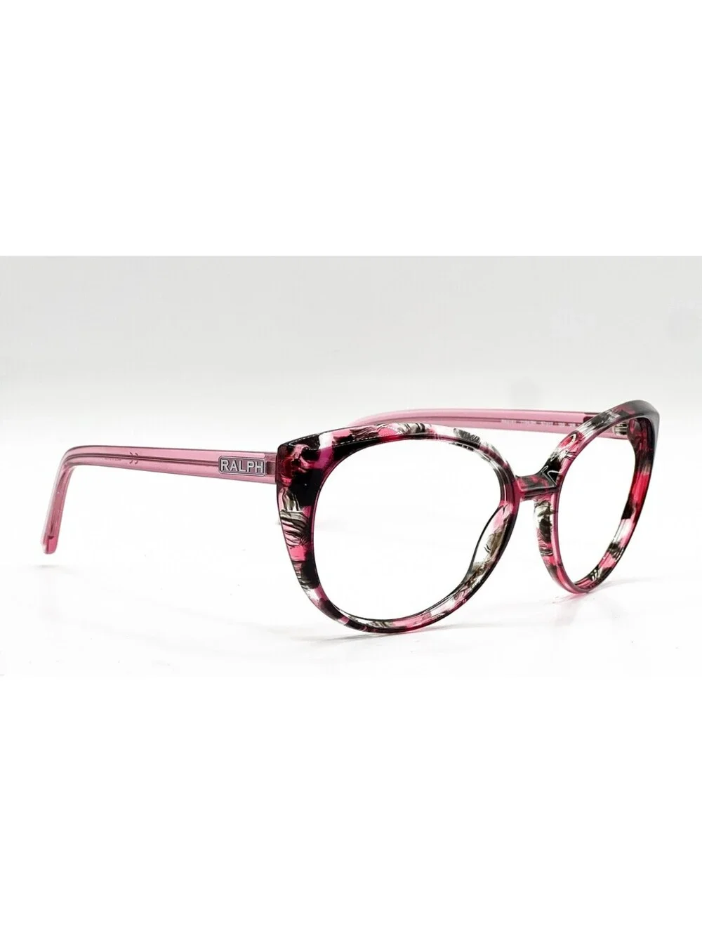 Ralph Lauren RA5161 1154 8H Pink And Black Cat Eye Eyeglass Frames 57-17-135